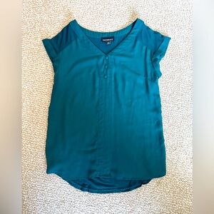 Green Short Sleeved Blouse - XS